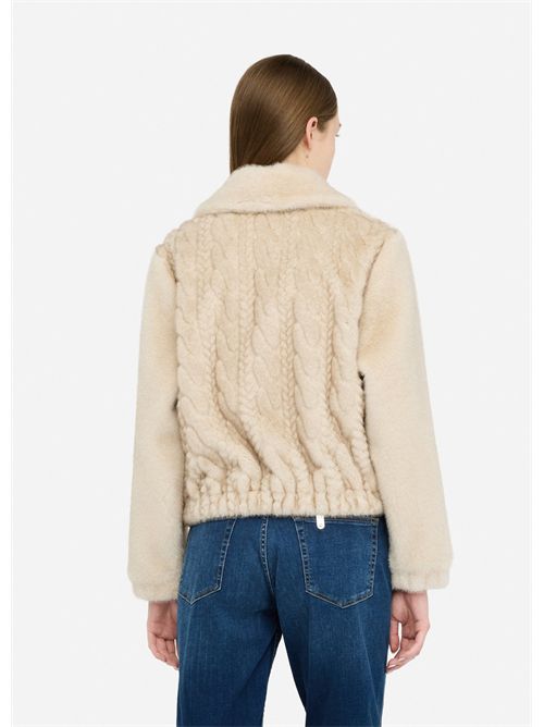 Bomber in teddy con trecce LIU JO | MF5094E1044/W9868